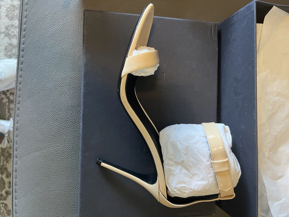 Women’s Stilettos THEORY NWB Leslie Patent Nude Size 39 - Image 4 of 4