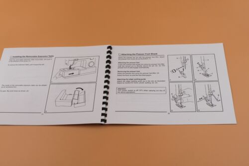 Singer 4411 Owners Instruction Manual 30 Pages With Clear Protective Covers - Picture 3 of 7