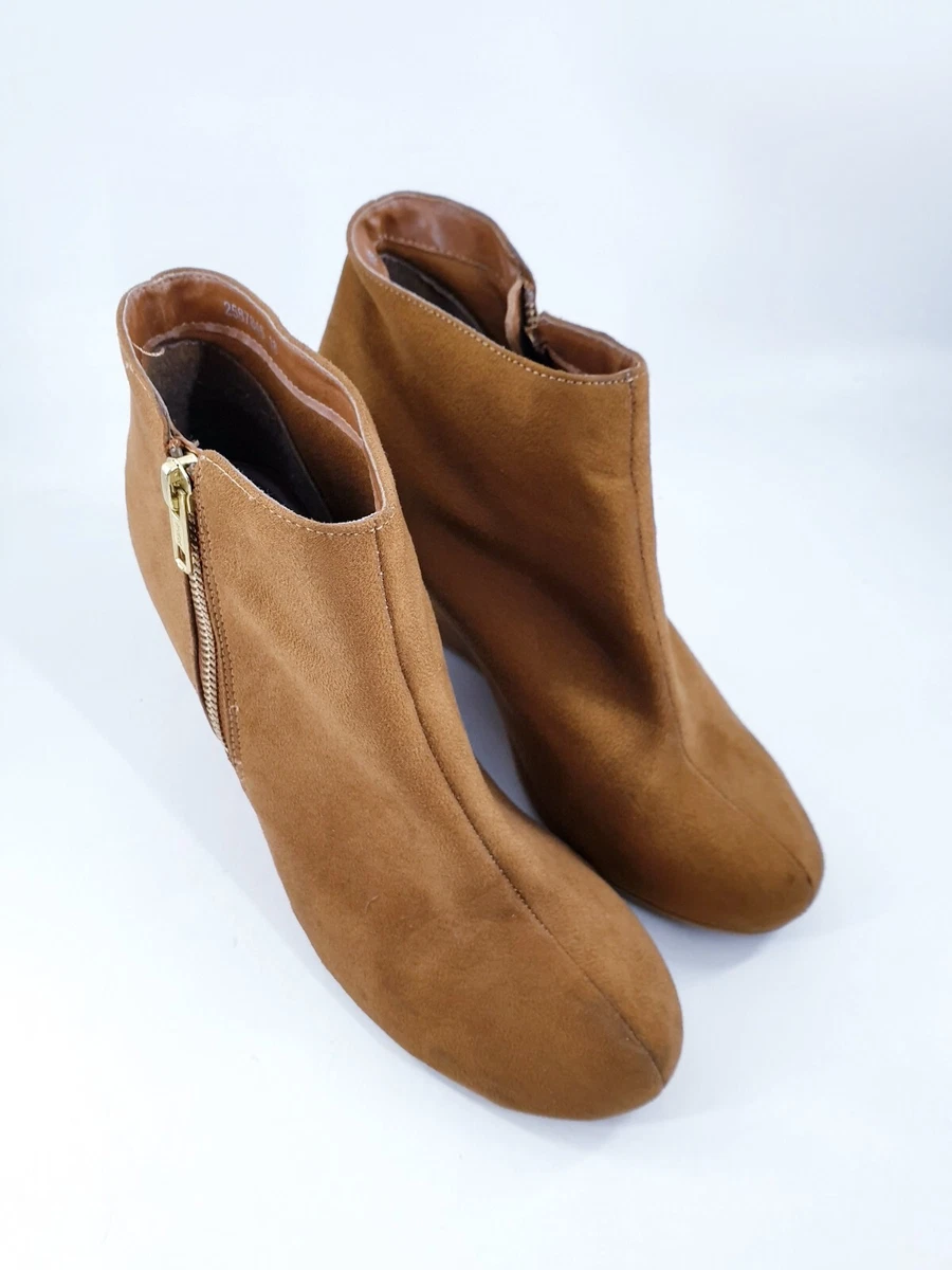 New look brown ankle boots cheap