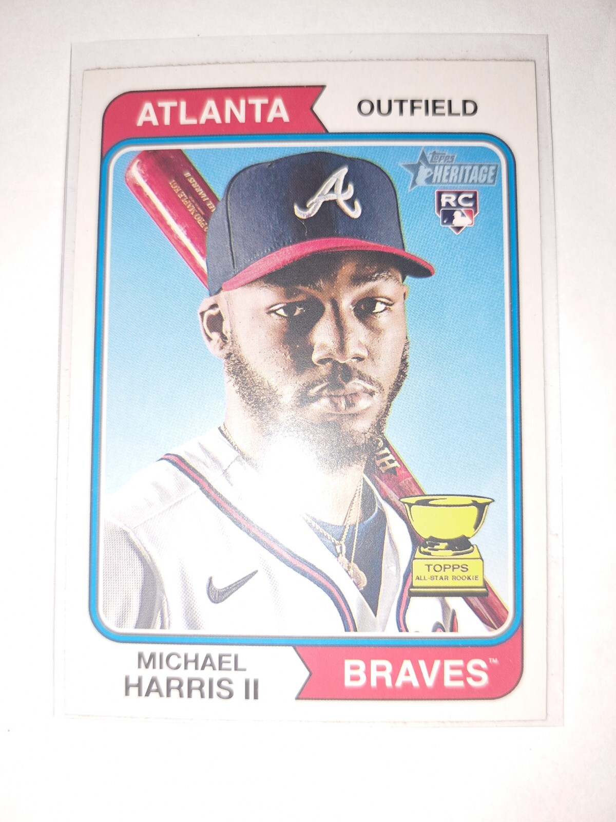 2023 Topps Heritage #30 Michael Harris II Atlanta Braves RC Baseball Card