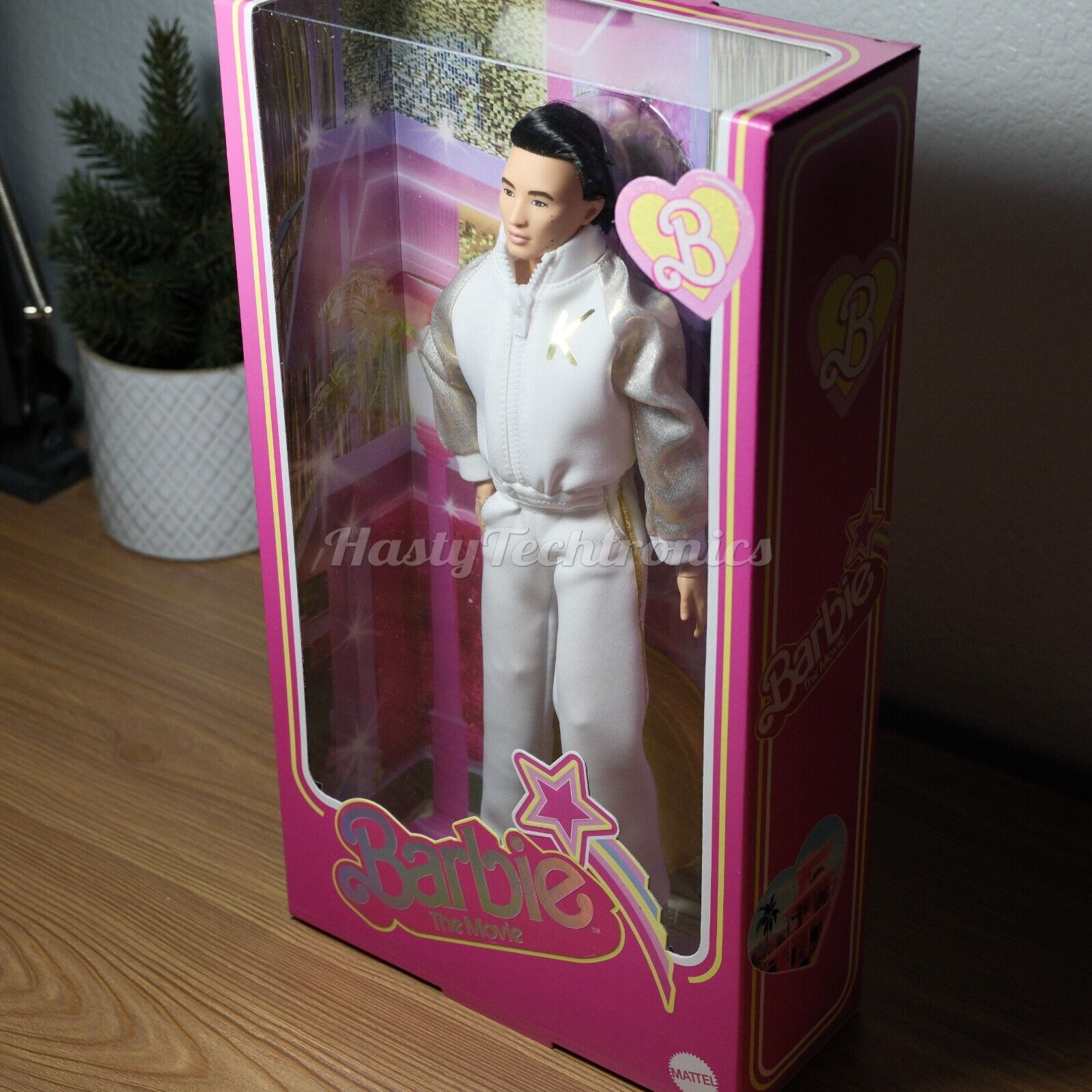 Barbie the Movie Signature Ken in White and Gold Tracksuit - Ready to ship!