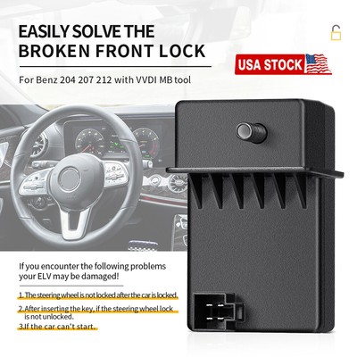 USA ESL ELV Emulator Simulator For Mercedes W204 W212 W207 For Xhorse CGDI Tool