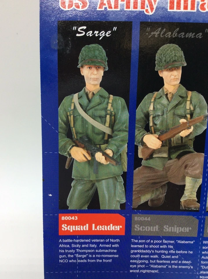Figura de ação Dragon 18 80043 infantaria do exército dos EUA 1944 SQUAD LEADER "Sarge" - Imagem 4 de 4