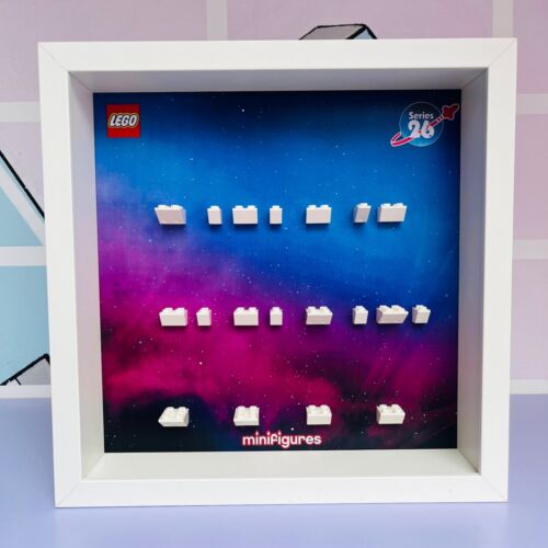 Cornice Vetrina Display Case adatta per Lego Minifigures Serie 26 Space 71046 - Foto 1 di 5