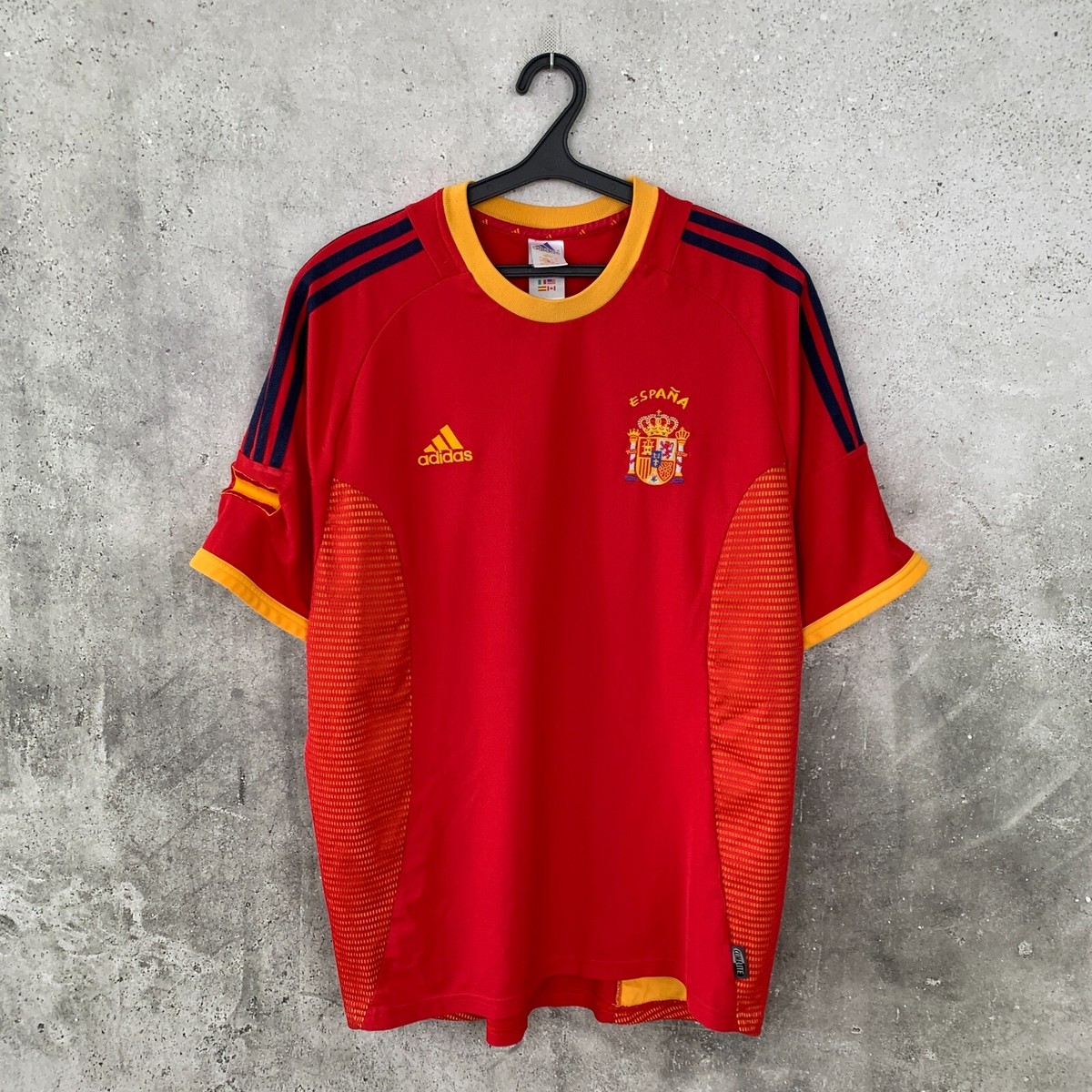 SPAIN 2002 2004 HOME FOOTBALL SHIRT ADIDAS NATIONAL TEAM JERSEY