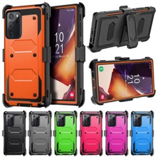 For Samsung Note 20 / 20 Ultra 5G Phone Case Hybrid Shockproof Belt Clip Cover