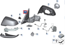 Retroviseur gauche (ou coque) BMW X1