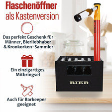 Küchen-Bieröffner mit Kronkorkensammler - Ideal für Partys und Geschenke Deutsch