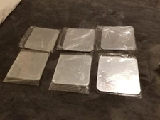 ALRENS - 15x15CM SQUARES DECOR MIRROR SURFACE WALL STICKERS - SILVER - SET OF 34