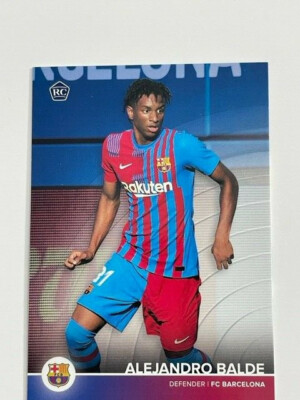 Topps FC Barcelona Team Set 2021/22  Trading Card Alejandro Balde RC Rookie