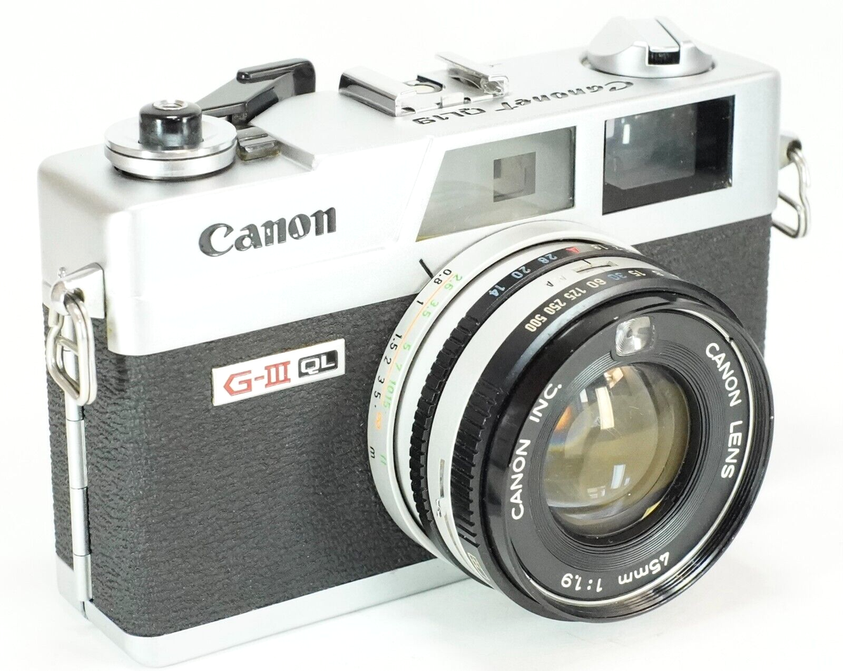 ⏯ [Near MINT +++] Canon Canonet QL19 GIII Film Camera 45mm f/1.9