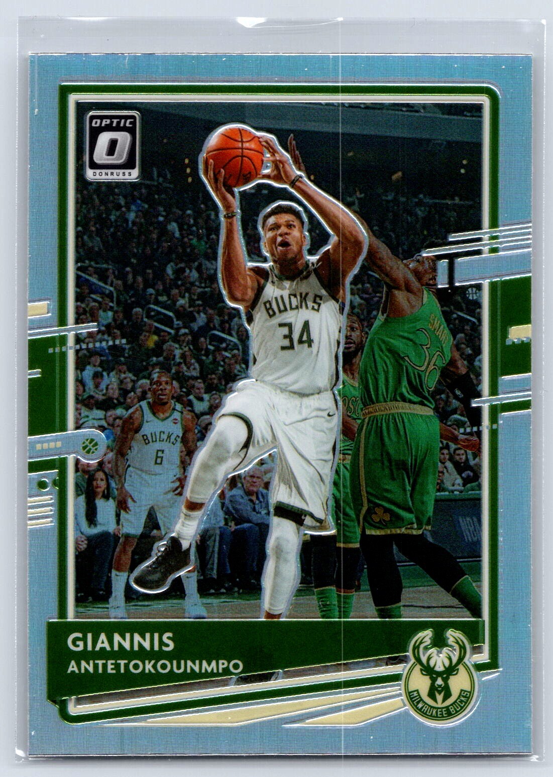 2020-21 Donruss Optic #29 Giannis Antetokounmpo Holo Bucks MVP