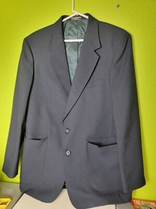 The Mens Store Blazer Giacca Tuta Blu Uomo Medium Vintage 
