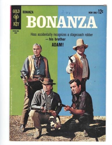 Bonanza #3 Gold Key 1963 FN/FN+ or better Flat tight and glossy! Combine Ship - Afbeelding 1 van 2