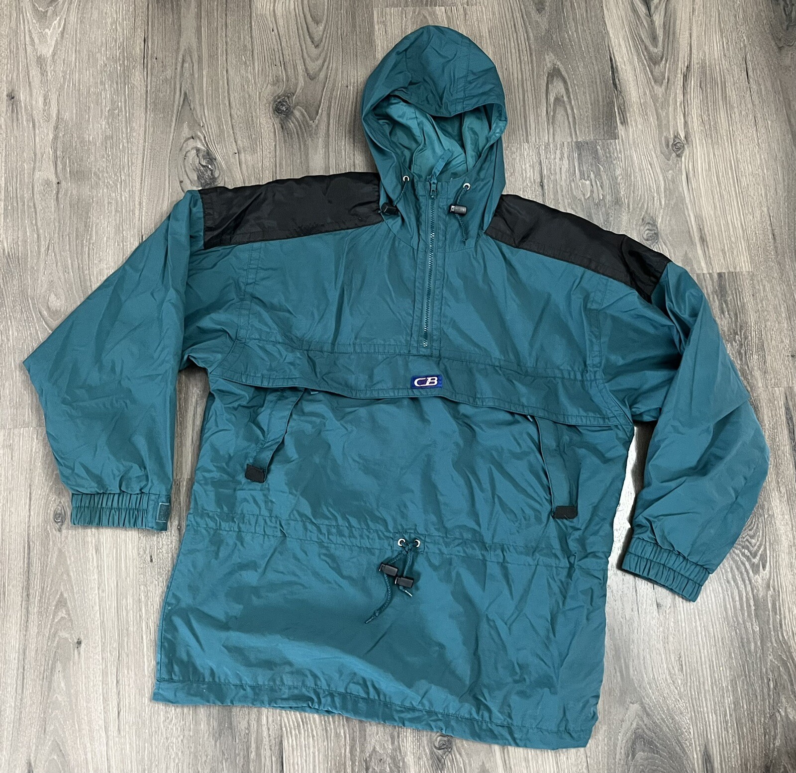 Vintage CB Sports Packable Windbreaker 