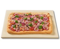 Pizzastein FüR Backofen/Grill Eckig 30 X 38 X 1,2Cm Pizza Ofen Flammkuchen | Neu