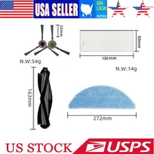 Side Main Brush Filter Mop For Ecovacs Yeedi K650 Robotic Vacuum Cleaner USA