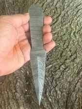Handmade Damascus Steel Double Edged Dagger Blank Blade Knife X460