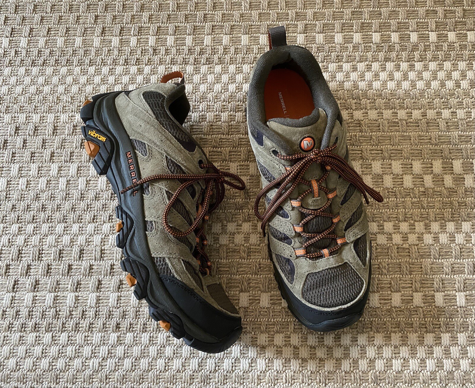 MERRELL J035885 Moab 3 Scarpe da Escursionismo Scarpe Sneakers Scamosciato Oliva Uomo 11 5