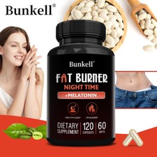 Nighttime Fat Burner   White Kidney Bean  Weight Loss,Appetite Suppressant,Detox
