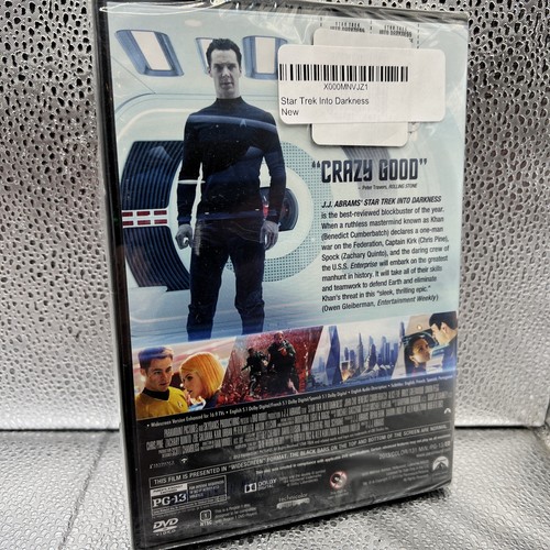 Star Trek Into Darkness NEW DVD Widescreen 2013 Chris Pine Benedict Cumberbatch - Picture 2 of 8