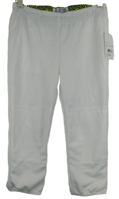 Soffe Mädchen Jacquard Bund Softball Hose, Weiß / Optik Zebra - Groß 12-14