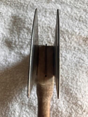Vintage Antique Meat Tenderizer Cleaver Double Blade - Picture 4 of 9