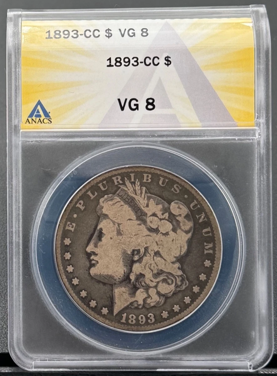 Grade VG 8 1893 Year Morgan US Dollars (1878-1921) for sale | eBay
