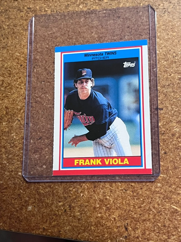1989 Topps Baseball UK Mini American # 80 Frank Viola - Image 3 of 4