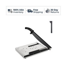 Heavy Duty Guillotine Paper Cutter 15 Inch Cut Length 16 Sheets Capacity