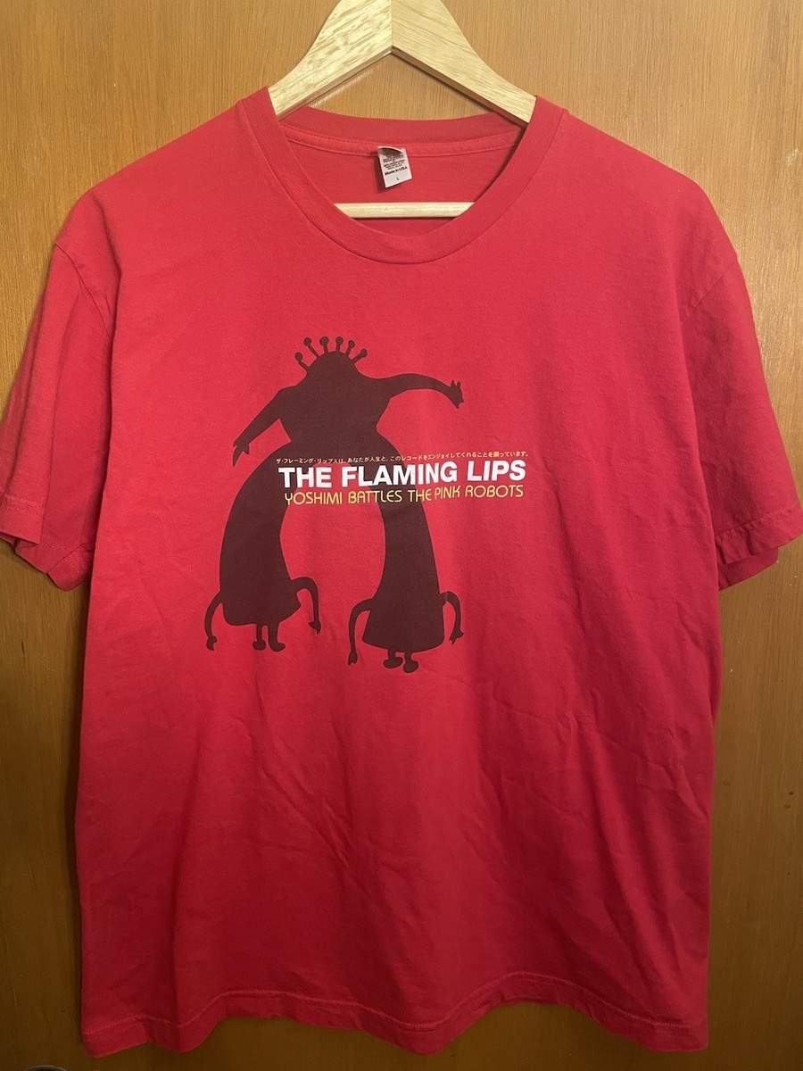 Vintage The Flaming Lips Yoshimi Battles The Pink Robots 2000’s Band T Shirt (L)