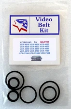 VCR Belt KIT for SANYO VCR4010 VCR4020 VCR4025 VCR4590 VCR4650 VCR7200 + others