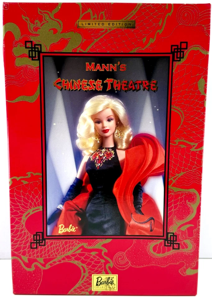 Muñeca Barbie Mann’s Chinese Theatre 1999 edición limitada leyendas de Hollywood nueva Foto 2 de 4