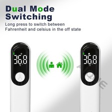 Non-Contact Infrared Forehead Thermometer - Fast Accurate Results, Fever Alert,