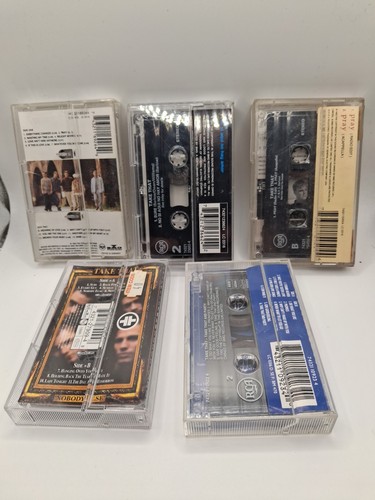 Take That Job Lot Of 5 Used Cassettes - Picture 2 of 2
