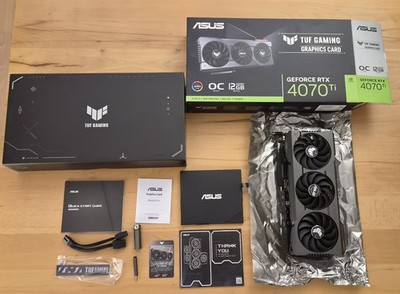 ASUS TUF Gaming GeForce RTX 4070 Ti OC 12GB GDDR6X Grafikkarte - mit OVP - TOP