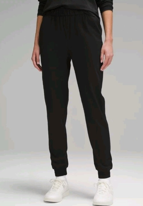Lululemon Women's Black Stretch High-Rise Jogger Full Length Pants! 4