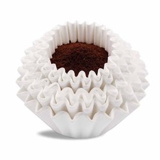 Basket Coffee Filters 812 Cup 200 Count White Disposable Paper Drip Maker