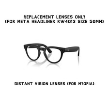 Ray-Ban Meta Headliner RW4013 50 Replacement Lenses Tinted Distant Vision Lenses