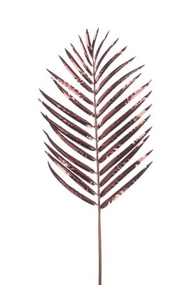 artplants Kunststoff Palmwedel Areca JAZKI, metallic-Burgunderrot, 85cm
