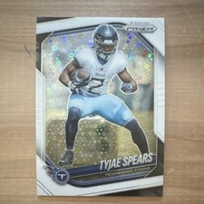Panini Prizm 2025 Tyjae Spears #270 Tennessee Titans Disco Prizm NFL Card