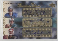2007 UD Premier Trios /20 John Beck Drew Stanton Trent Edwards Rookie Auto RC