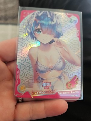 Goddess Story Waifu Anime SSR-051 Holo Foil Girl Party Rem