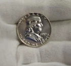 1957 US Franklin Half Dollar 50c Proof Silver Nice Coin