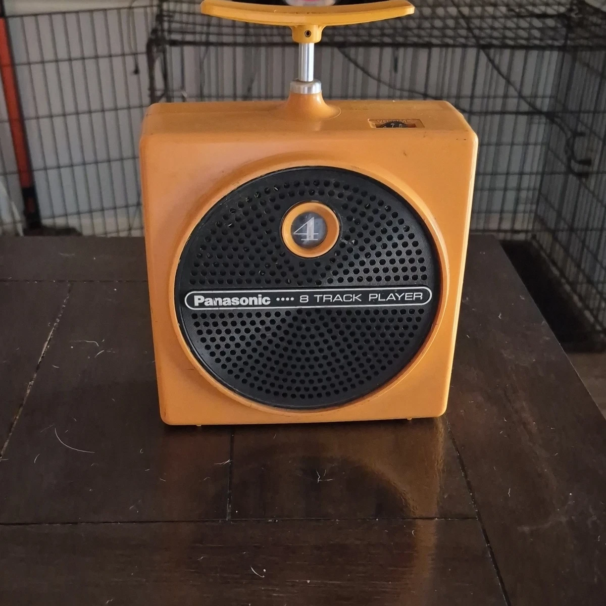 Lecteur Cassette 8 Pistes Vintage Holiday 6505 - Années 70 Orange - Pour Pièces
