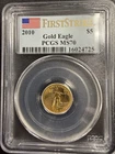 2010 $5 AMERICAN GOLD EAGLE- PCGS MS70 - FIRST STRIKE