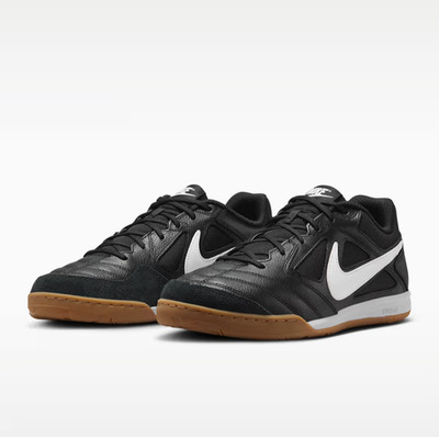 Nike Gato/ Black/Gum Light Brown/White Size 6.5 Futsal Indoor Soccer