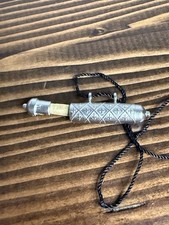 Vintage Silver Toned Taweez Necklace With Not...