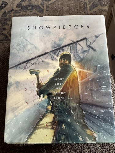Snowpiercer (4K+Blu-ray+Digital) STEELBOOK Like New No Code Box Shipped