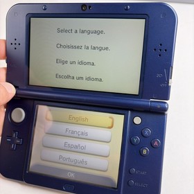 New Nintendo 3DS XL LL Blue Console  - Tested! Top IPS W Charger Stylus